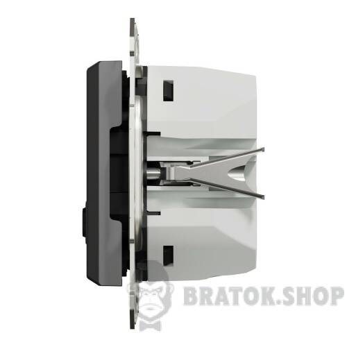 USB розетка А+С, 3 А, 45 Вт, антрацит EPH2700471 у Києві