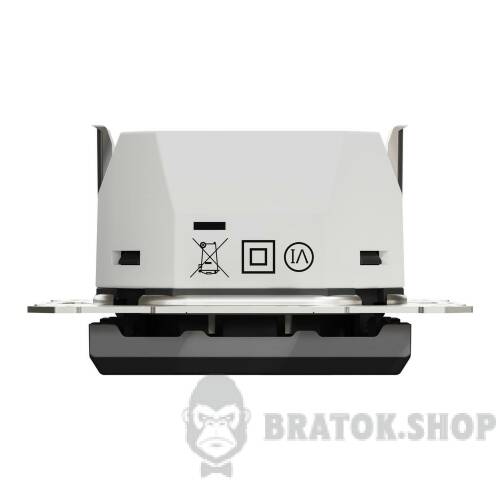 USB розетка А+С, 3 А, 45 Вт, антрацит EPH2700471 у Києві
