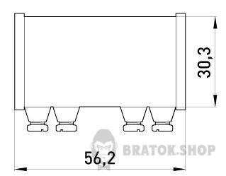 З'єднувач металевий e.industrial.pipe.connect.screw.1", на гвинтах i0440003 у Києві