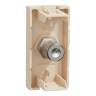 Розетка Coaxial F-type, 1 модуль, бежева Unica New Studio NU346844 в Киеве