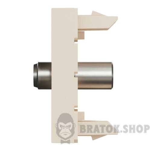 Розетка Coaxial F-type, 1 модуль, бежева Unica New Studio NU346844 в Киеве