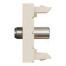 Розетка Coaxial F-type, 1 модуль, бежева Unica New Studio NU346844 в Киеве