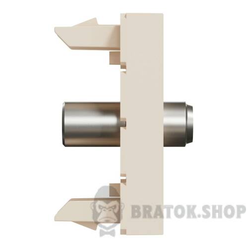 Розетка Coaxial F-type, 1 модуль, бежева Unica New Studio NU346844 в Киеве