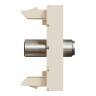 Розетка Coaxial F-type, 1 модуль, бежева Unica New Studio NU346844 в Киеве