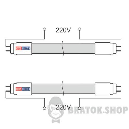 Лампа світлодіодна T8 18W 4000K G13 Horoz Electric LED TUBE-120 002-001-0018-030