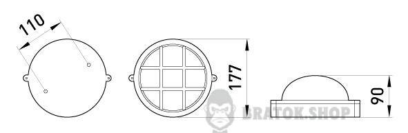 Світильник e.light.1303.1.60.27.white 60W l002006 у Києві