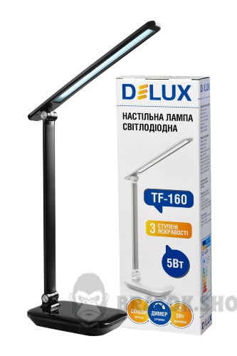 Настольная лампа светодиодная LED 5W 6000К DELUX TF-160 (90015770)