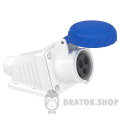 НАСТІН.РОЗ-КА ГВИНТ 16А 2P+E IP67 250В