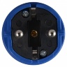 Вилка силовая переносная Schuko 16A/2 220V 2Р+РЕ (012) АСКО-Укрем A0080010012 синий