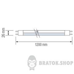 Светодиодная лампа T8 18W 6500K G13 Horoz Electric LED TUBE-120