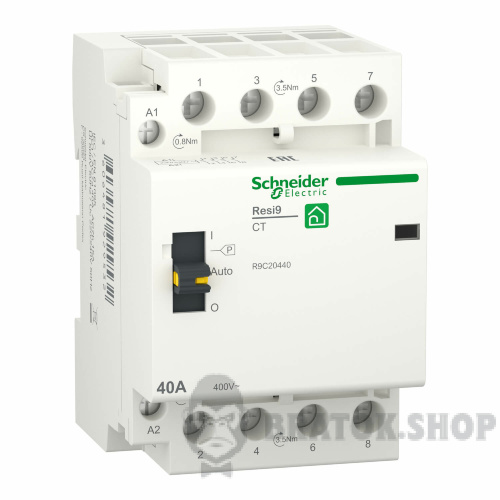 Контактор модульный 4Р 40А AC 3P+N 4NO Schneider Electric Resi9 (R9C20440) в Сумах