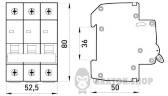 Выключатель погрузки на DIN-рейку e.is.3.125, 3р, 125А p008010 в Киеве