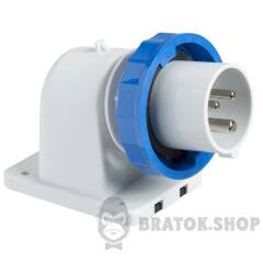 ВИЛКА ЩИТ. 32А 2P+E 250В IP67