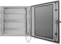 Корпус металлический e.mbox.industrial.n.216.gl IP55 навесной на 216 модулей со стеклом