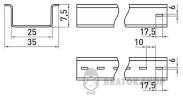 DIN-рейка e.din.stand.rail.101, 25 см у Сумах