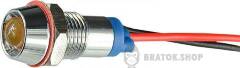 Сигнальна арматура AС22C-8 жовта 24V AC/DC