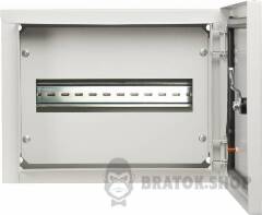 Корпус модульний металевий Light, 12 модулів, навісний IP54, серії UBox