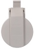 Розетка-гнездо силовая переносная ГВ 16А/2 220V 2Р+РЕ (212) АСКО-Укрем A0080030009 белый