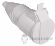 Розетка-гнездо силовая переносная ГВ 16А/2 220V 2Р+РЕ (212) АСКО-Укрем A0080030009 белый