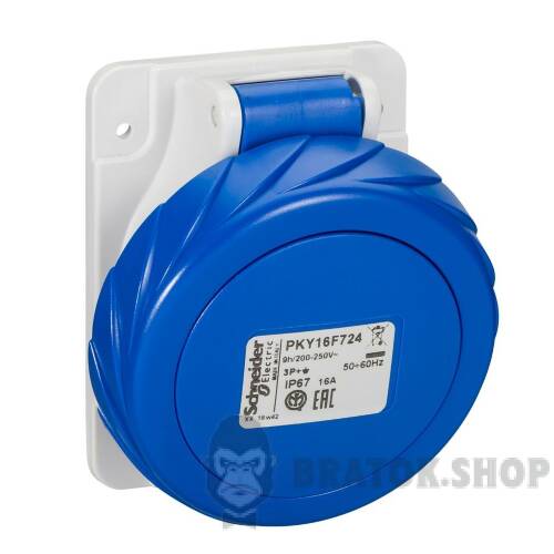 ГОН. РАЗЕТКА УГЛ. PRATIKA, КОНЕКТОР PKY16F724 в Киеве