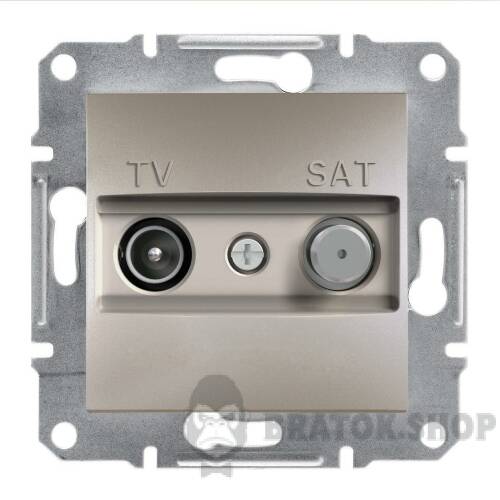 TV-SAT РОЗЕТКА КІНЦЕВА А ASFORA БРОНЗА EPH3400169