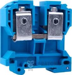 Клемна колодка набірна на DIN-рейку e.tc.din.pro.70.blue, синя, без кришки