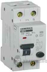 Диференціальний автомат АВДТ32 C40 GENERICA (MAD25-5-040-C-30)