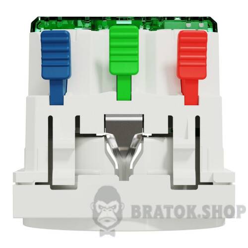 Силова розетка та USB Unica New тип С 10,5 Вт, 2 модулі, біла NU301718 в Киеве