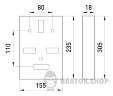 Панель e.panel.stand.f.1 для установки однофазного счетчика s030001 в Киеве