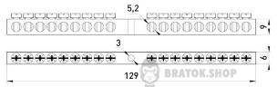 Шина нулевая e.bsc.stand.20.18, 18 отв.х 20 А s055007 в Киеве