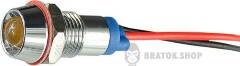 Сигнальна арматура AС22C-8 жовта 220V AC
