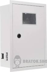 Корпус обліку металевий Light 12 модулів 1фл, вбудований IP31, серії UBox