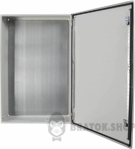 Щит монтажный металевий 120x80x30 ЩМП IP65 УСКО-Укрем UBox A0260020059 зовнішній