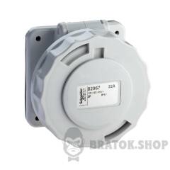 РОЗЕТКА ПАН. МОНТ. ПРЯМА 32A 3P 40/50В