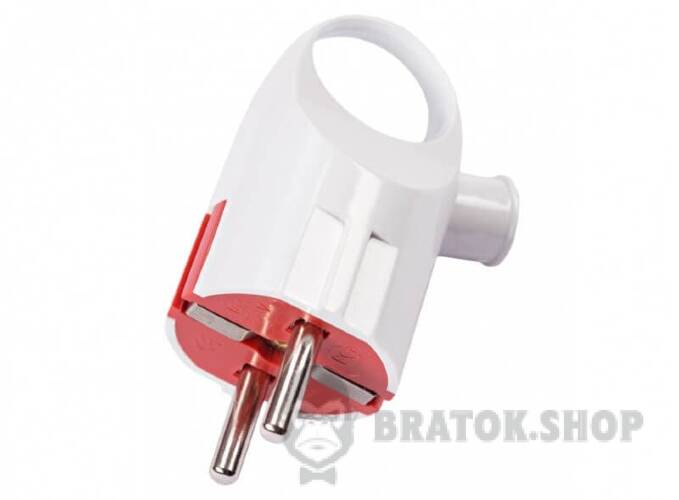 Подовжувач 50м на 4 розетки без заземлення 2х1 мм IP20 Bratok ECO Kraft bratok.50m.2x1.pvs