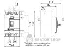 Силовой автоматический выключатель e.industrial.ukm.125Re.125 с электронным расцепителем, 3р, 125А i0770056 в Киеве