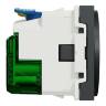 Unica New Силова розетка та USB тип С 10,5 Вт, 2 модулі, антрацит NU301754 в Киеве