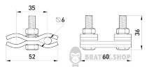 Плашечный зажим e.clamp.ps.2.1 p052004 в Киеве