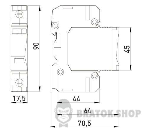 ПЗІП e.PO I 1 e 280V/7kA клас I+II+III, 1 полюс 81.200/05 у Києві