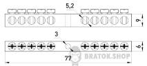 Шина нулевая e.bsc.stand.20.10, 10 отв.х 20 А s055004 в Киеве