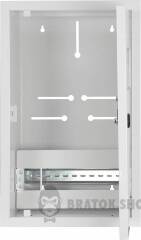 Корпус обліку металевий Light 12 модулів 3фл, вбудований IP31, серії UBox