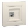 РОЗЕТКА КОМП'ЮТЕРНА RJ45 STP КАТ. 5Е КРЕМ ASFORA EPH5000123