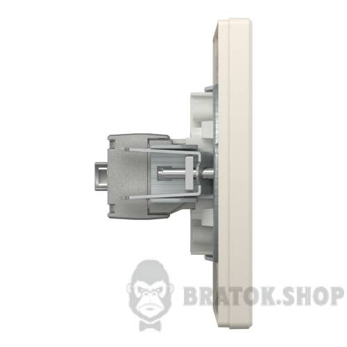 РОЗЕТКА КОМП'ЮТЕРНА RJ45 STP КАТ. 5Е КРЕМ ASFORA EPH5000123