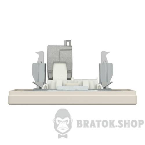 РОЗЕТКА КОМП'ЮТЕРНА RJ45 STP КАТ. 5Е КРЕМ ASFORA EPH5000123