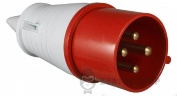 Вилка силовая переносная ВП 32A/4 400V 3P+PE (024) АСКО-Укрем A0080010005 красный в Сумах