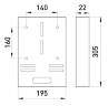 Панель e.panel.stand.f.3 для установки трифазного лічильника s030002 у Києві