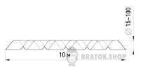 Спіральна обв'язка e.spiral.stand.19.black, 15-100 мм, 10м, чорна s2038016 у Києві