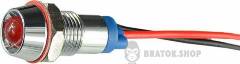 Сигнальна арматура AС22C-8 червона 220V AC
