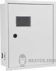 Корпус обліку металевий Light 27 модулів 3фл, вбудований IP31, серії UBox