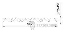 Спіральна обв'язка e.spiral.stand.30.black, 26-150 мм, 10м, чорна s2038018 у Києві